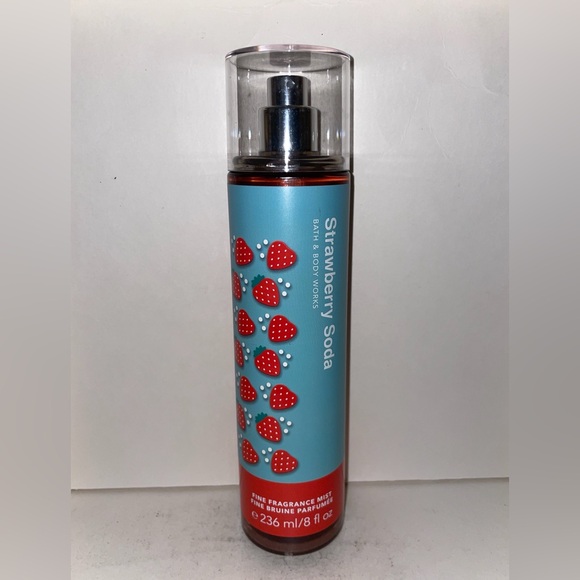 Bath & Body Works Other - Bath & Body Works Strawberry Soda Fine Fragrance Mist 8oz Discontinued New